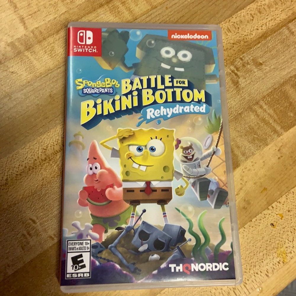 Nintendo Switch: Spongebob Squarepants Battle for Bikini Bottom Rehydrated